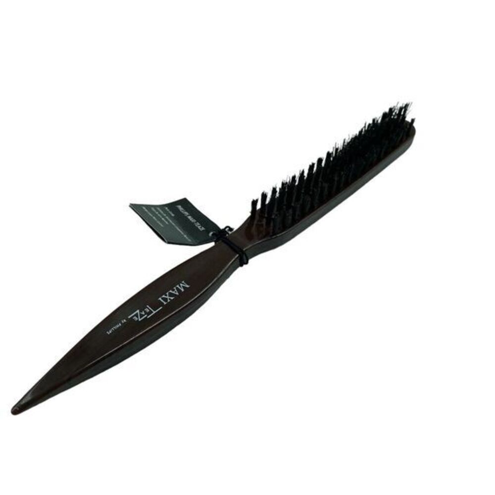 Phillips Brush Maxi-Teaze, Natural Bristles & Thin Point Shape Teasing & Styling
